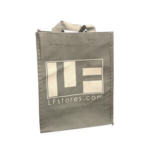 LF Stores Gray Fabric Bag Reusable Shopping Bag Tote